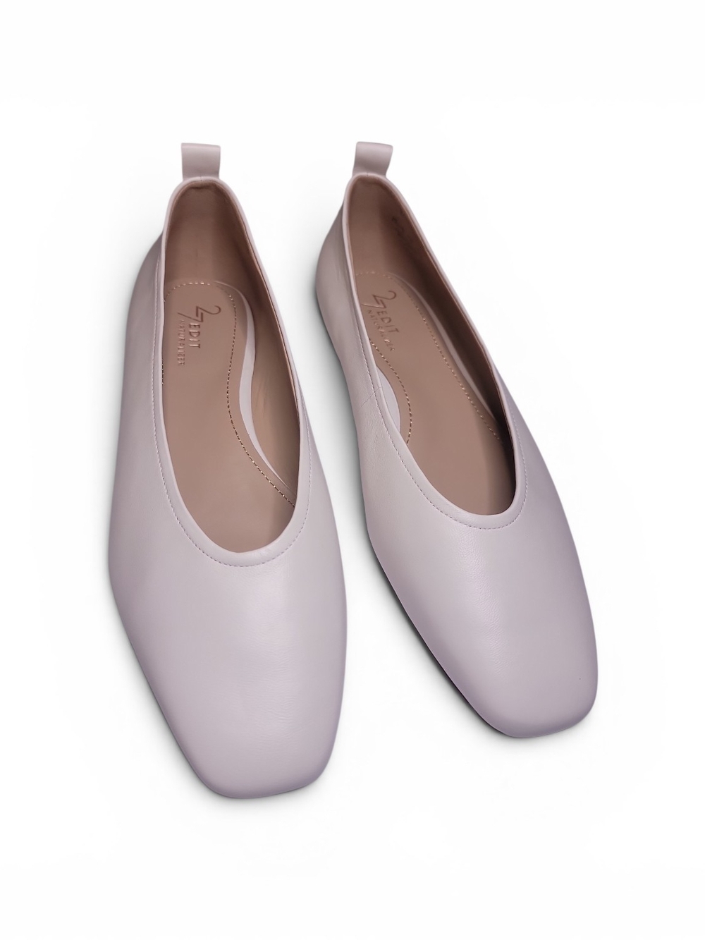 Naturalizer 27edit Carla Ballet Flats NWOB 8.5W "White"